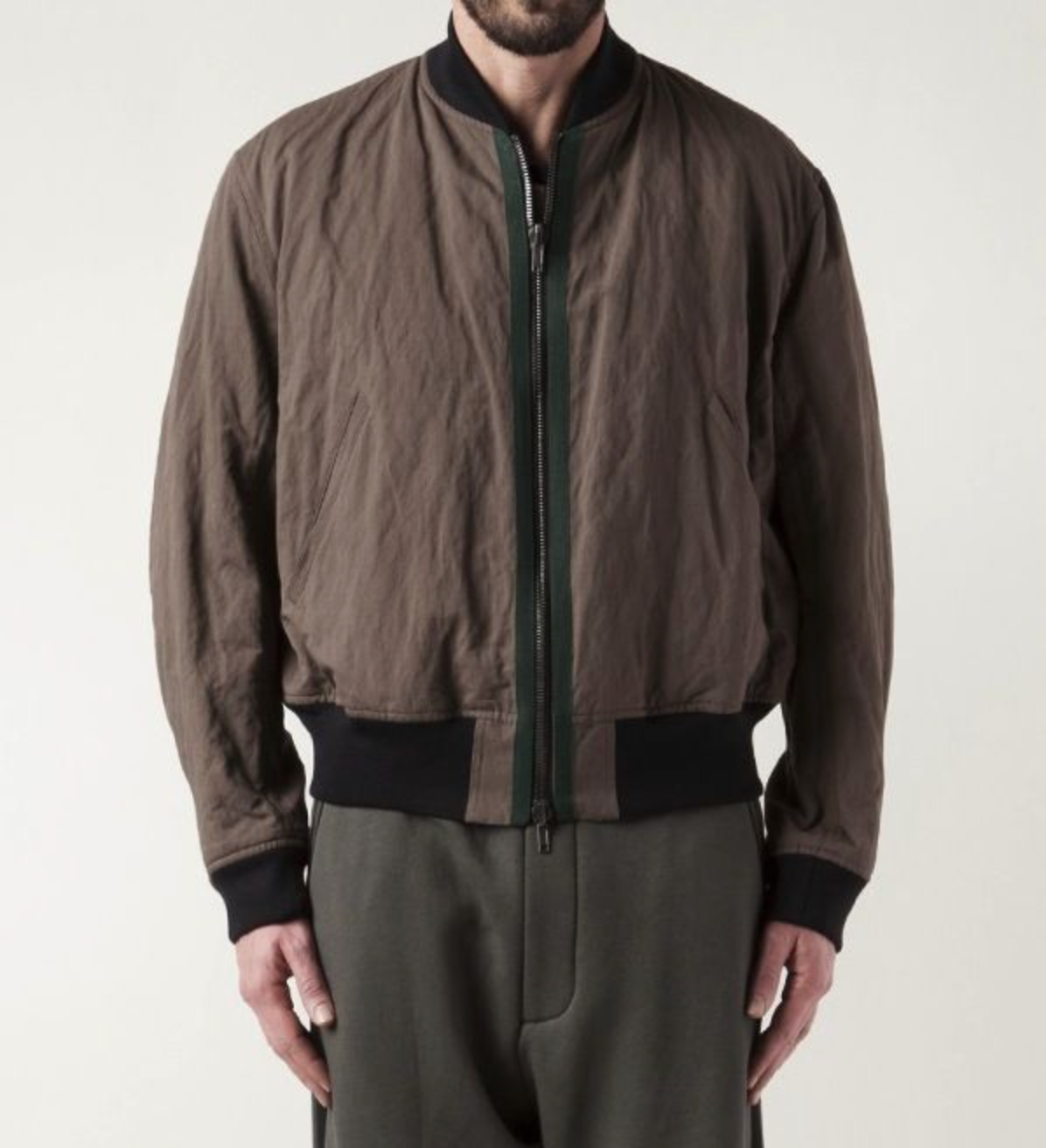 FW14 Reversible Brown Bomber Jacket