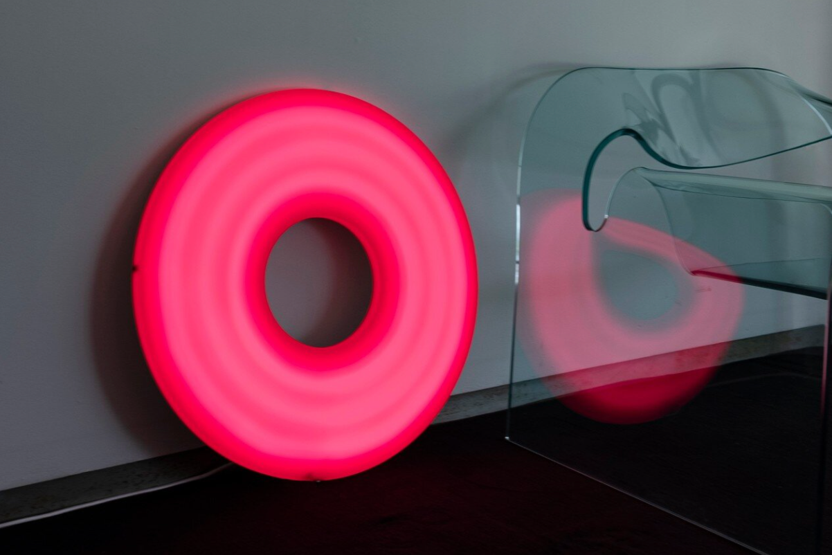 Pink Donut Lamp, 2020