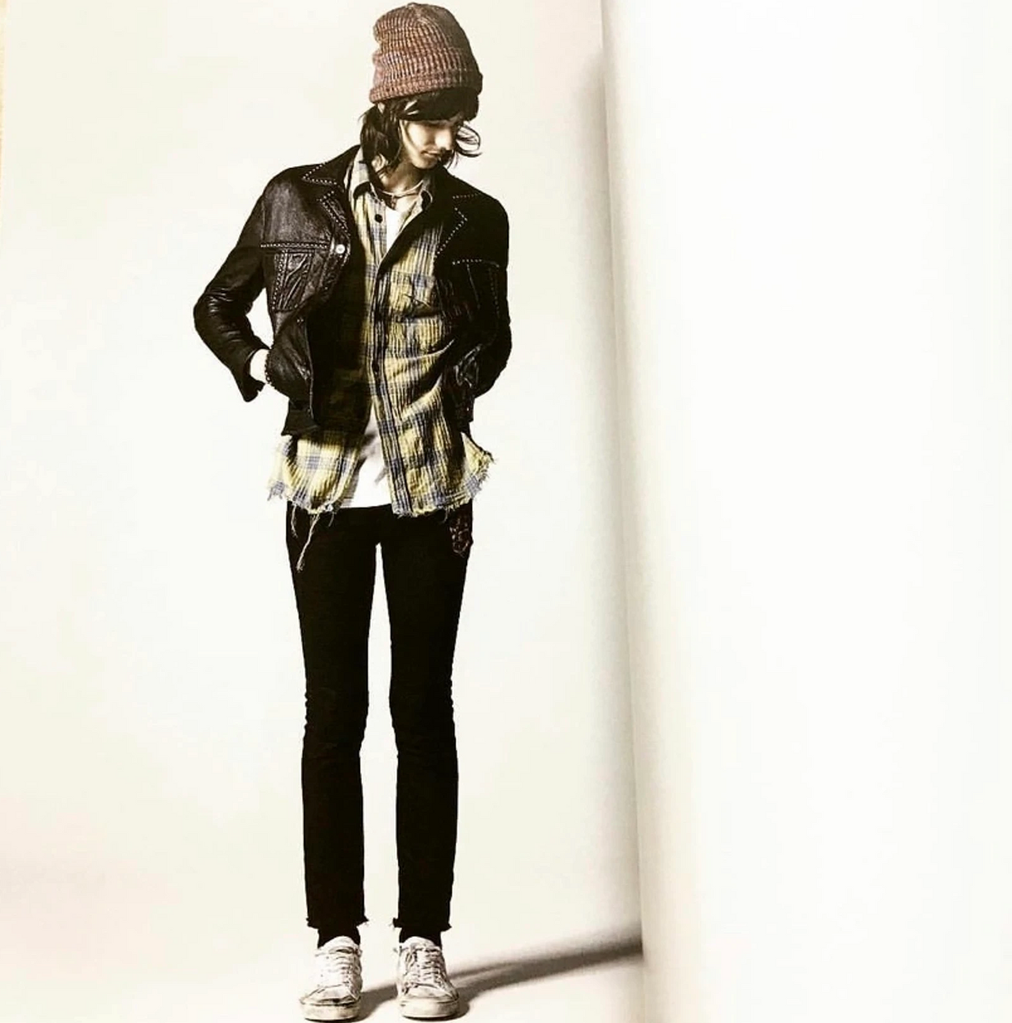 SS16 Surf Sounds Studded Leather Jacket