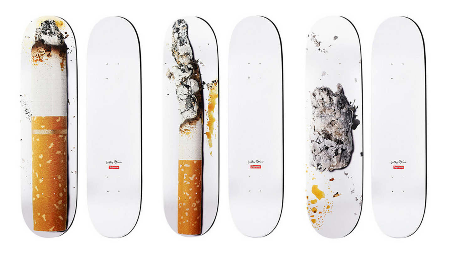 Supreme Cigarette Skateboard Skate Deck Set