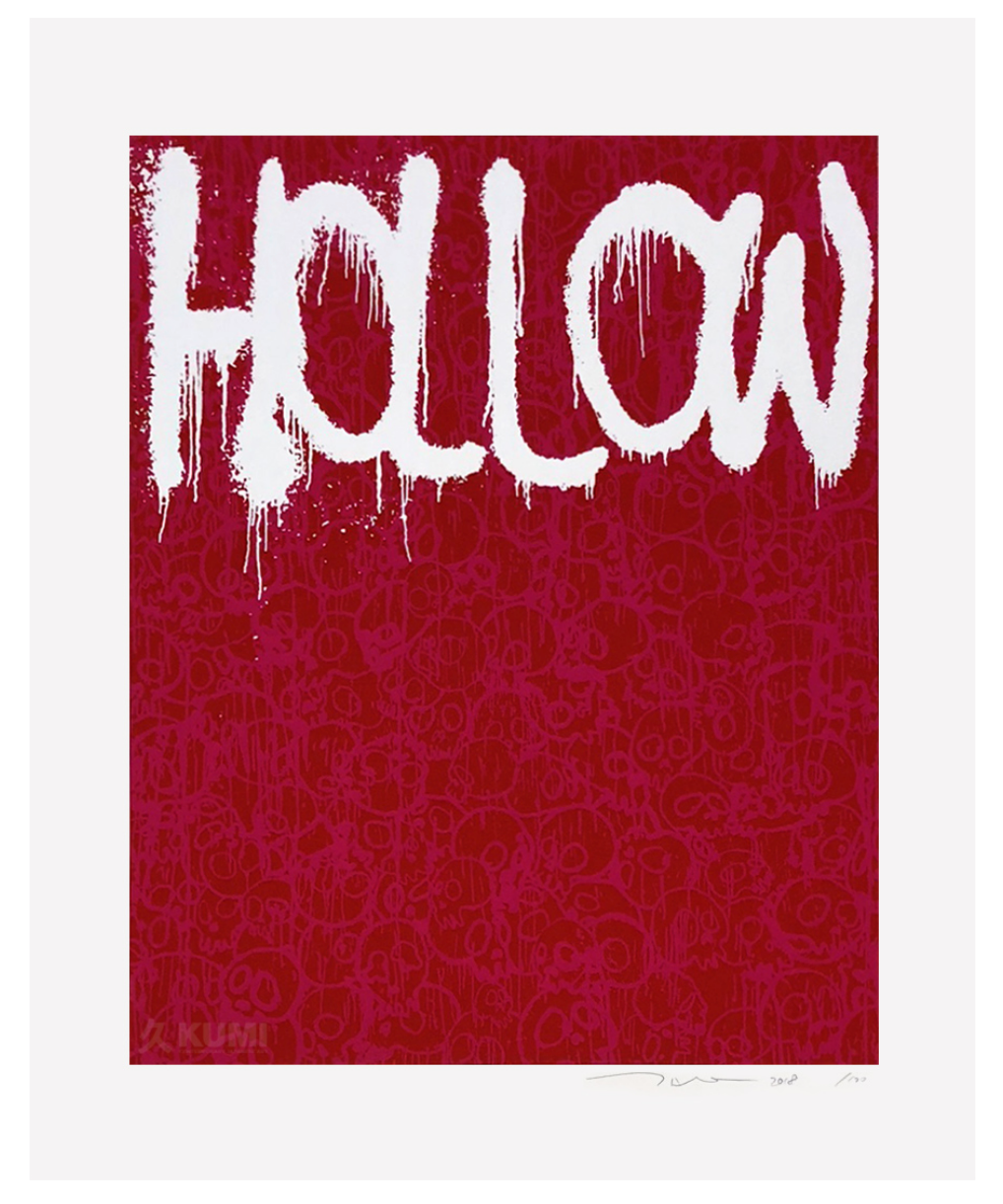 Takashi Murakami " HOLLOW " Pink Print Edition of 100