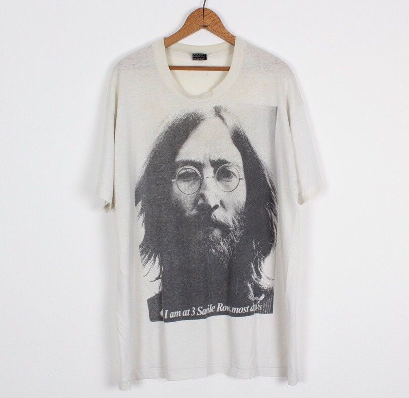 Vintage 1980's John Lennon T-Shirt - XL
