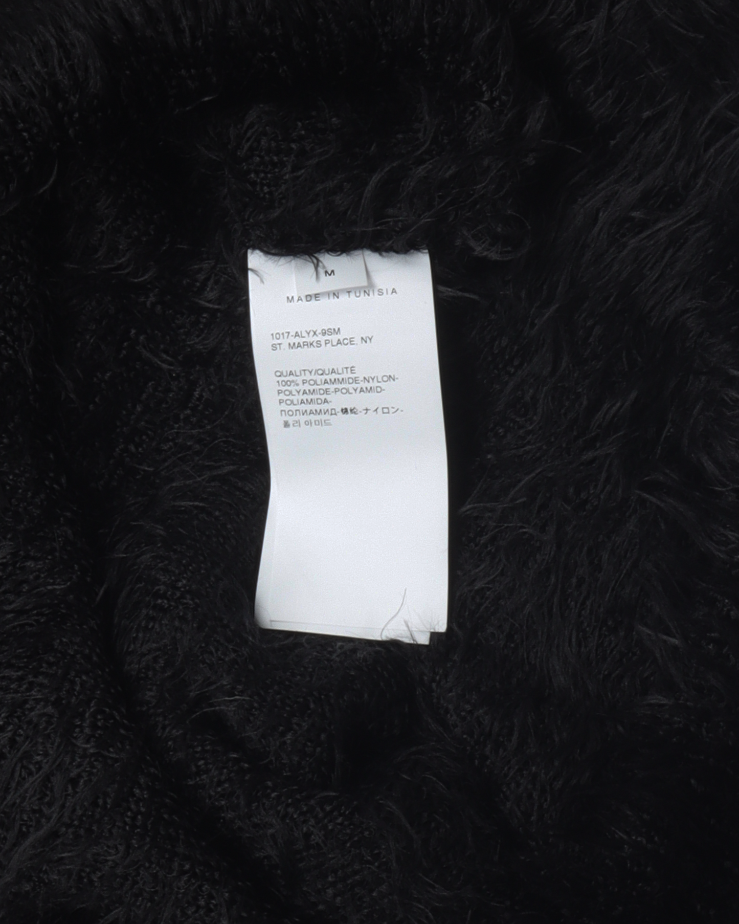FW20 Runway Mohair Black Sweater