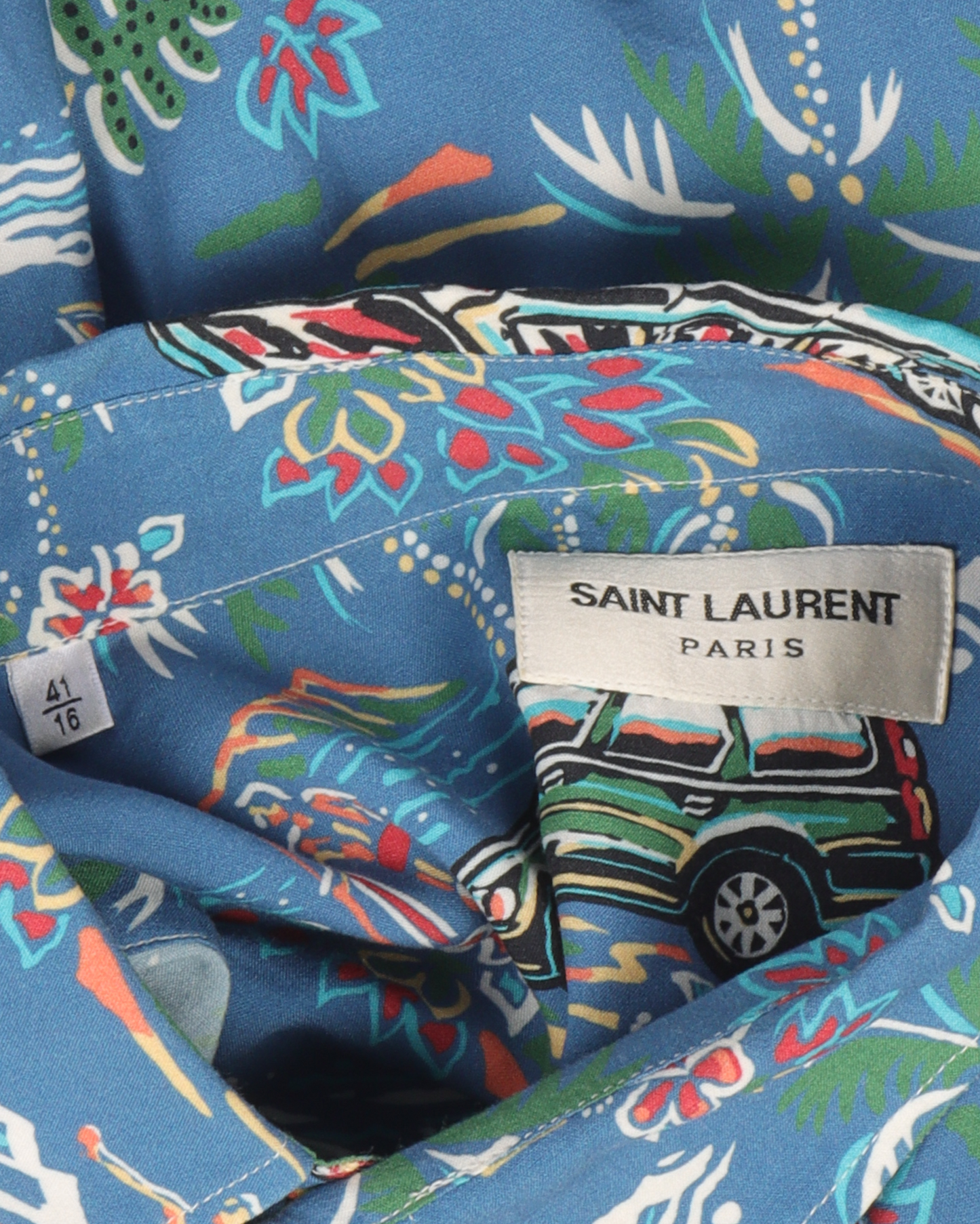 Hawaiian Car Button Up L/S