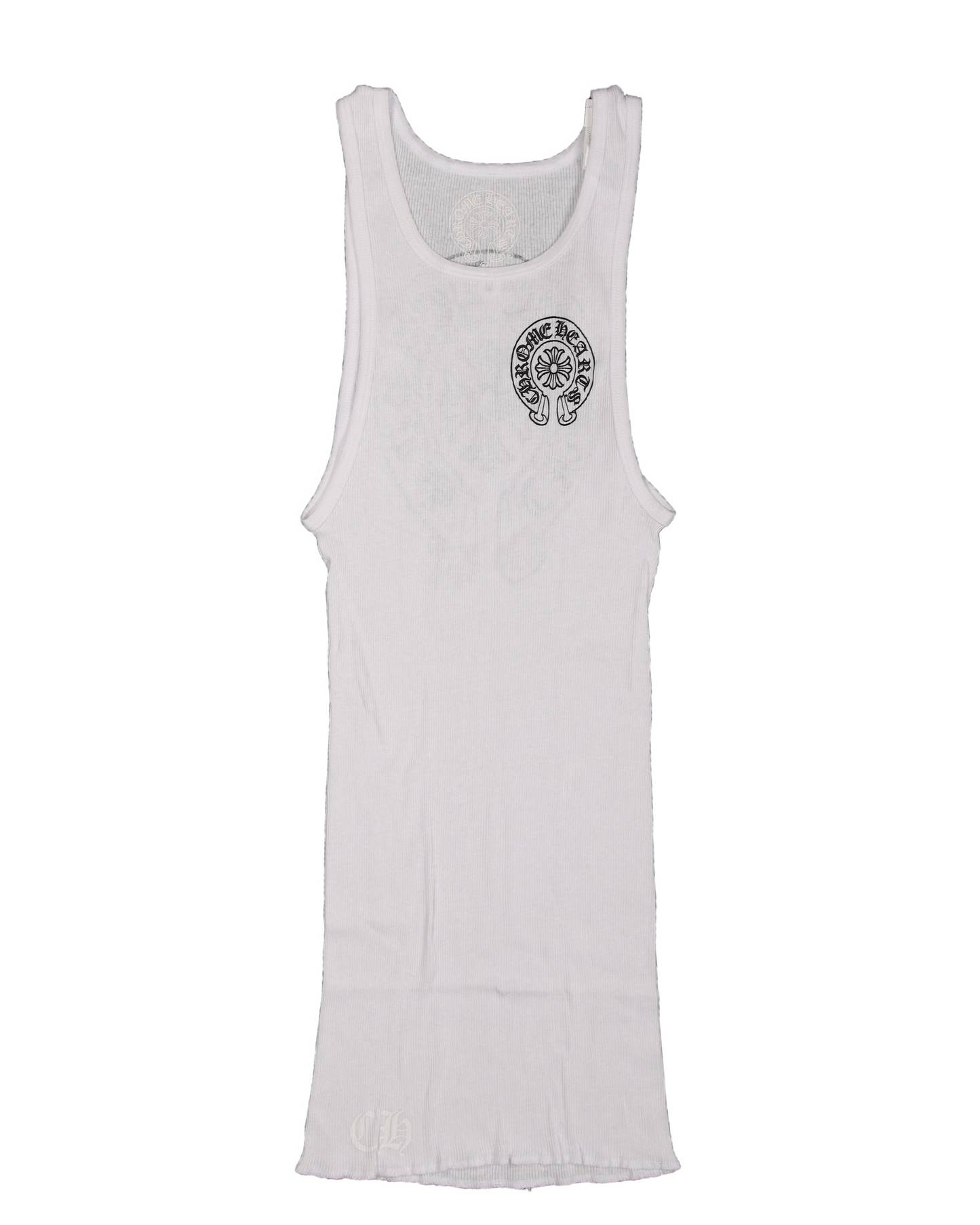 Ribbed Horseshoe Logo Tank-Top