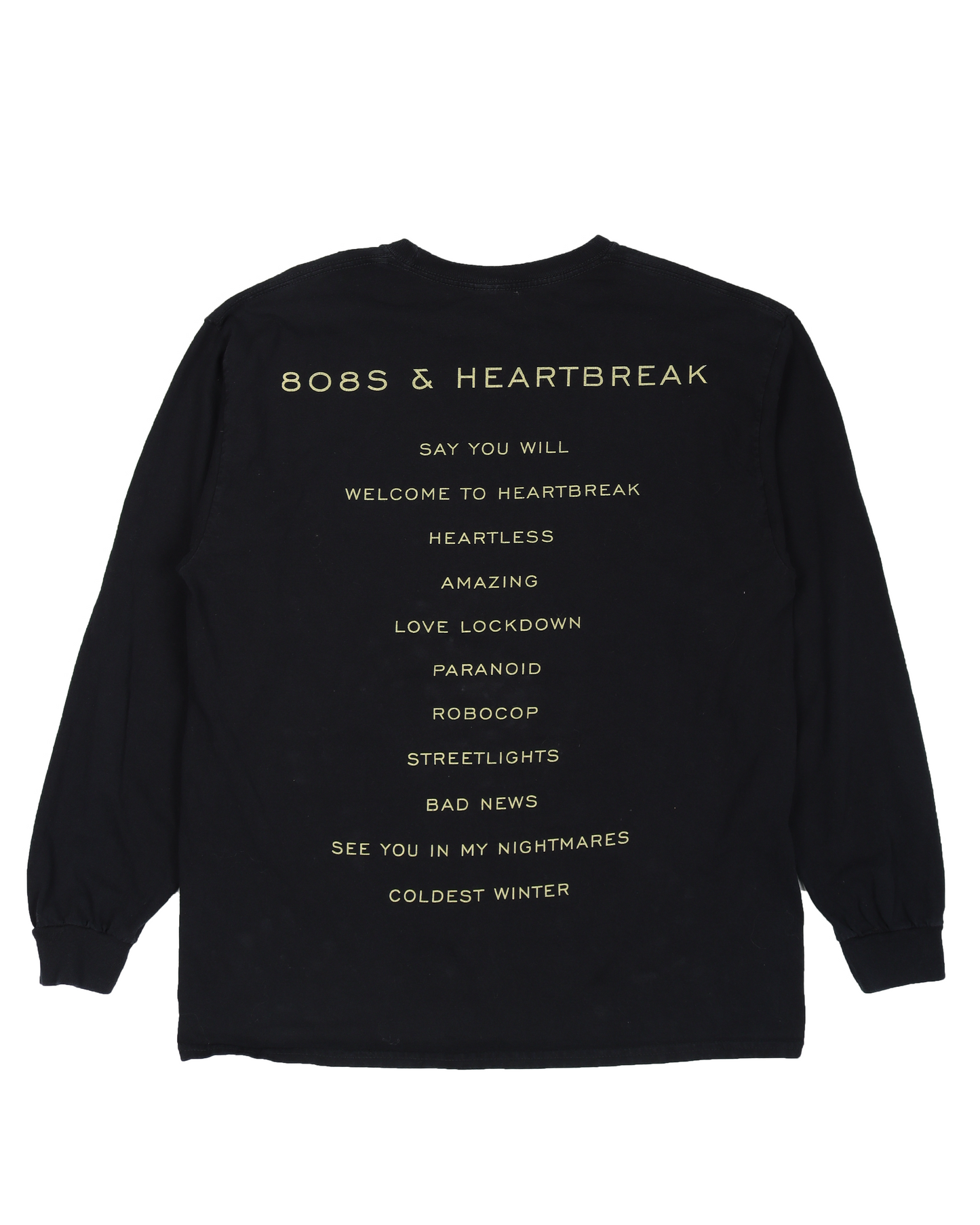 Kanye West "808s & Heartbreak" Tour 2015 Long-Sleeve T-Shirt