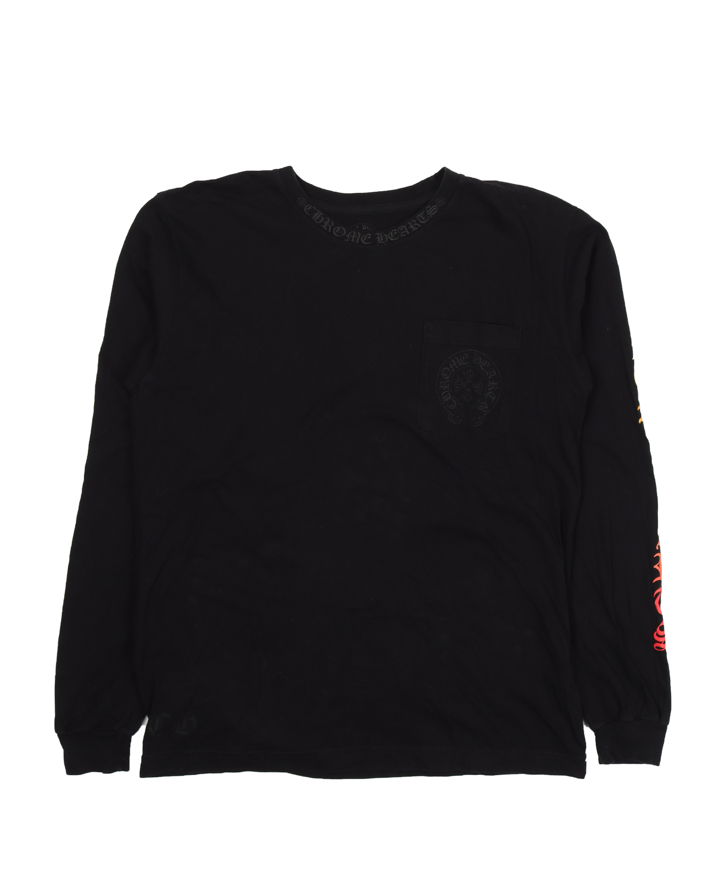 Orange Gradient Long-Sleeve T-Shirt