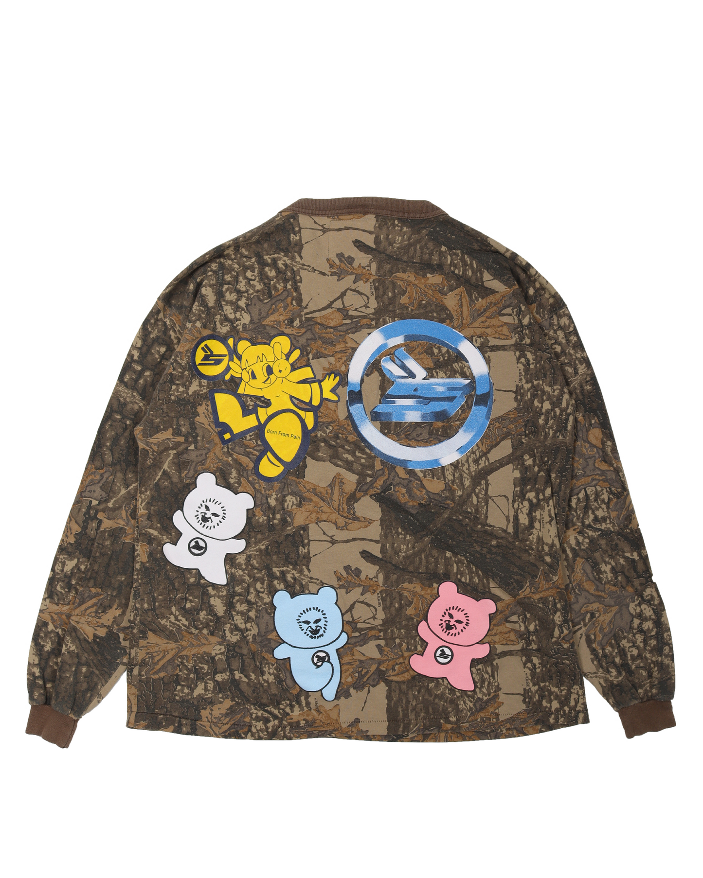 Born From Pain Long Sleeve Camouflage T-Shirt