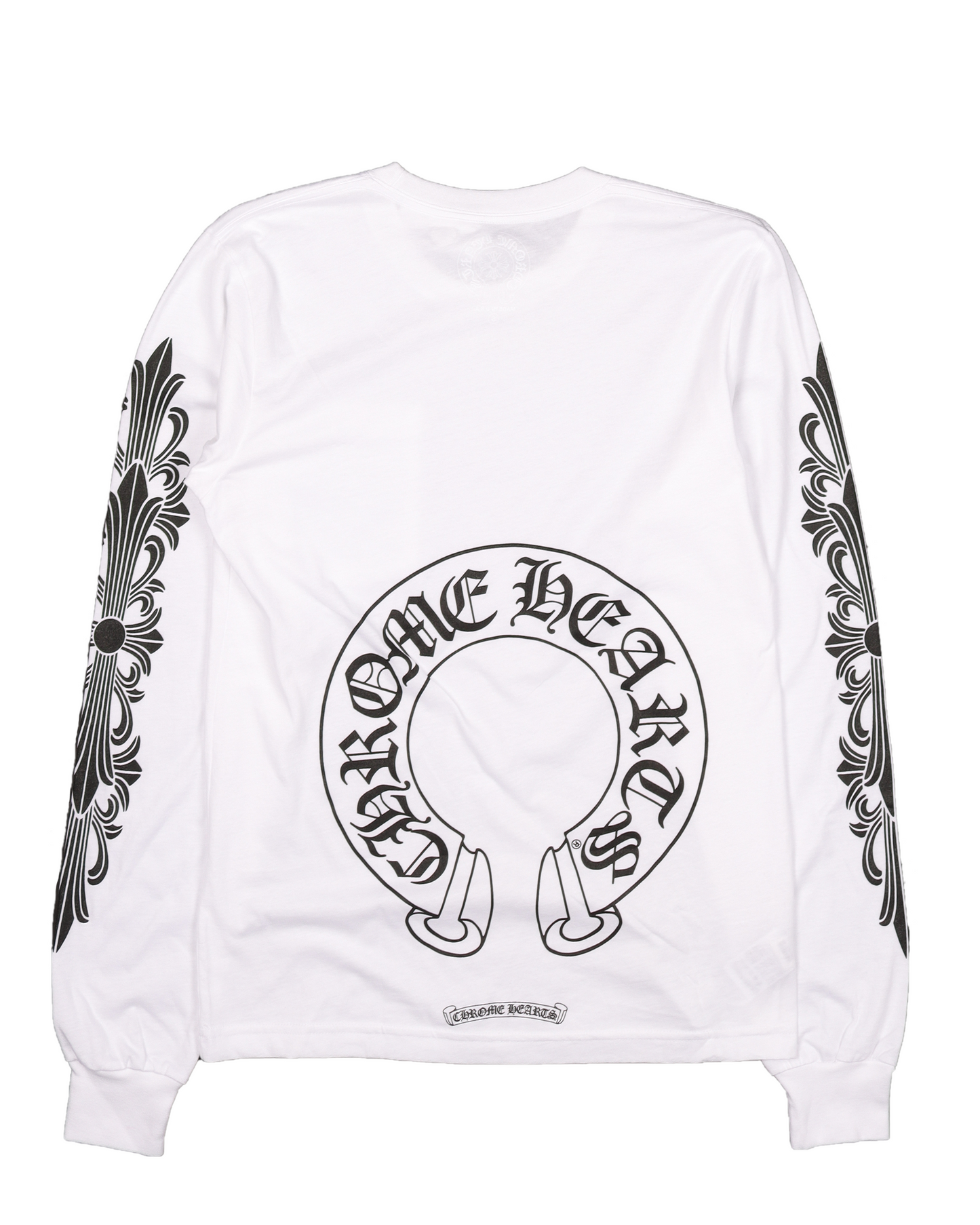 Horseshoe Logo Floral Long-Sleeve T-Shirt