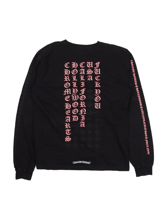 Pink Hollywood Long-Sleeve T-Shirt