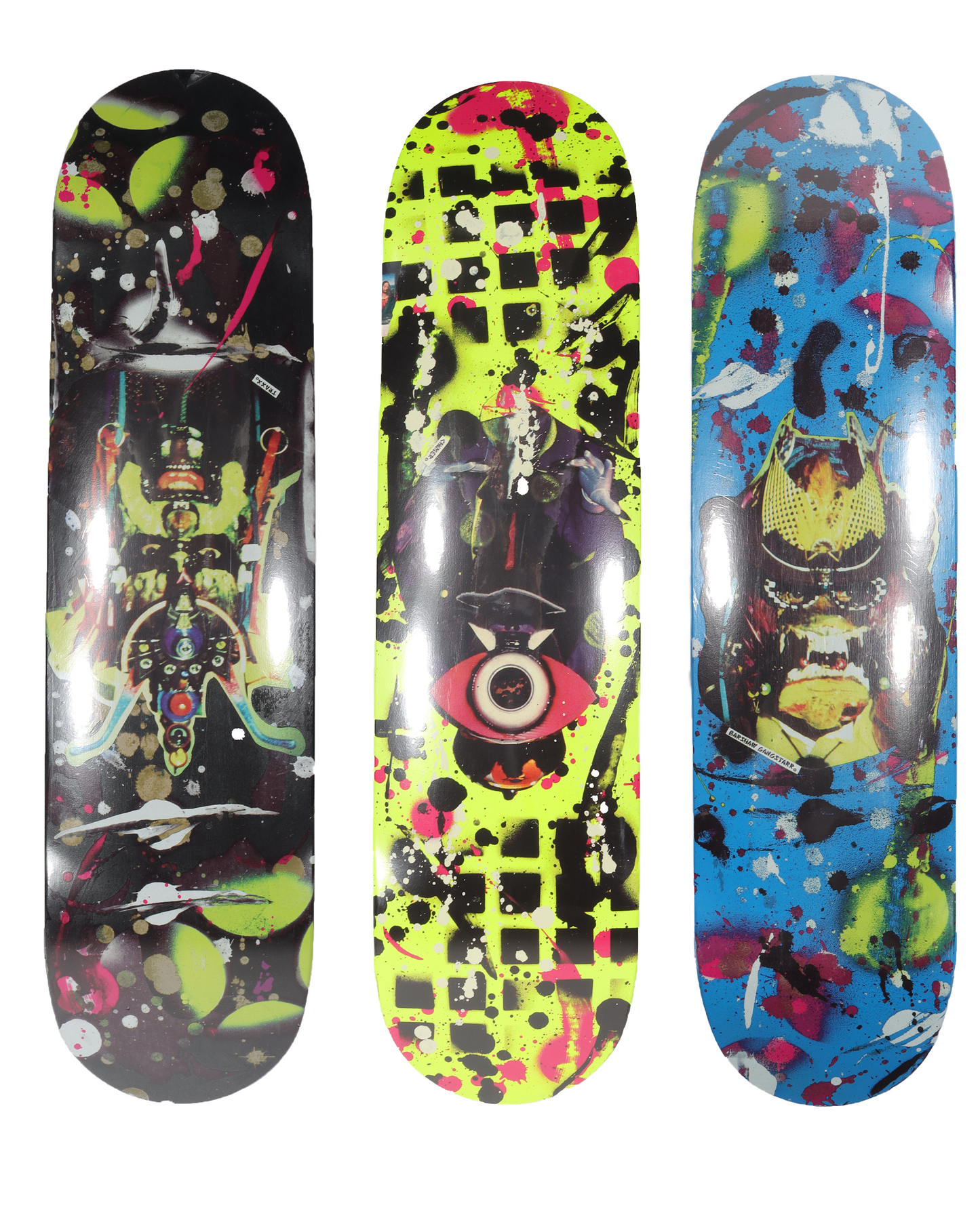 Rammellzee Skate Decks (2003) - Set of 3