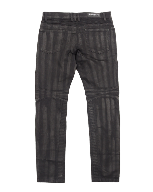 Waxed Moto Denim