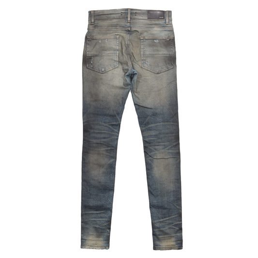 Distressed Patchwork Denim