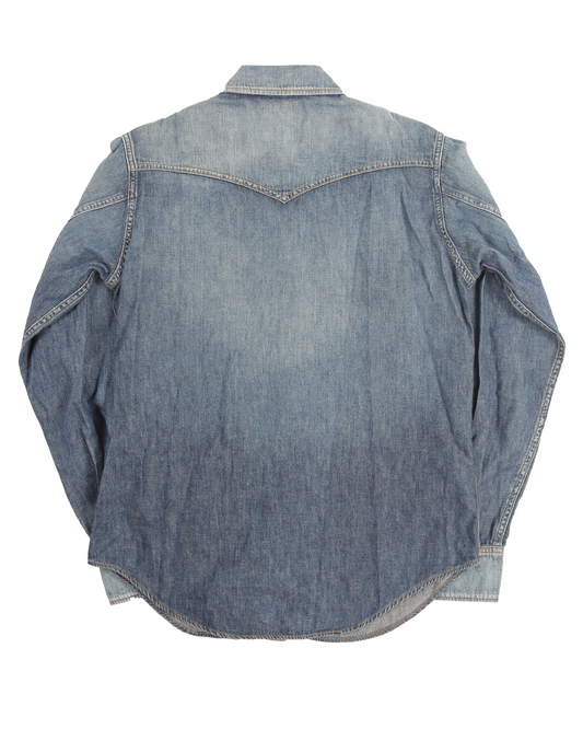 Classic Western Shirt w/ Tags (Dirty Blue)