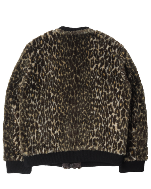 Fleece Leopard Fleece Jacket