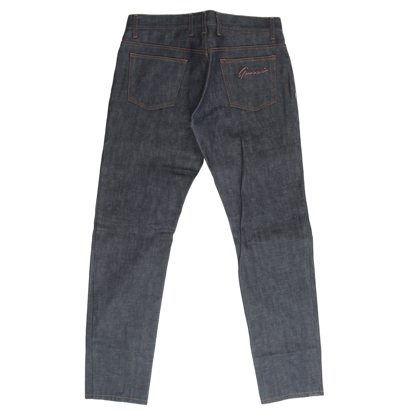 Raw Pocket Logo Denim
