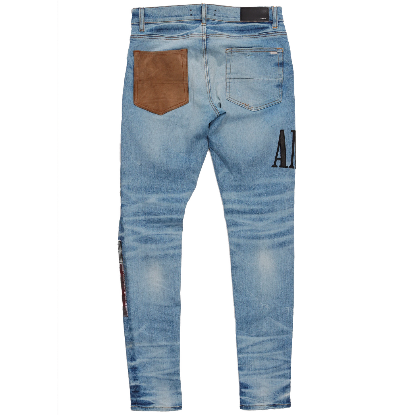 Distressed Patchwork Denim