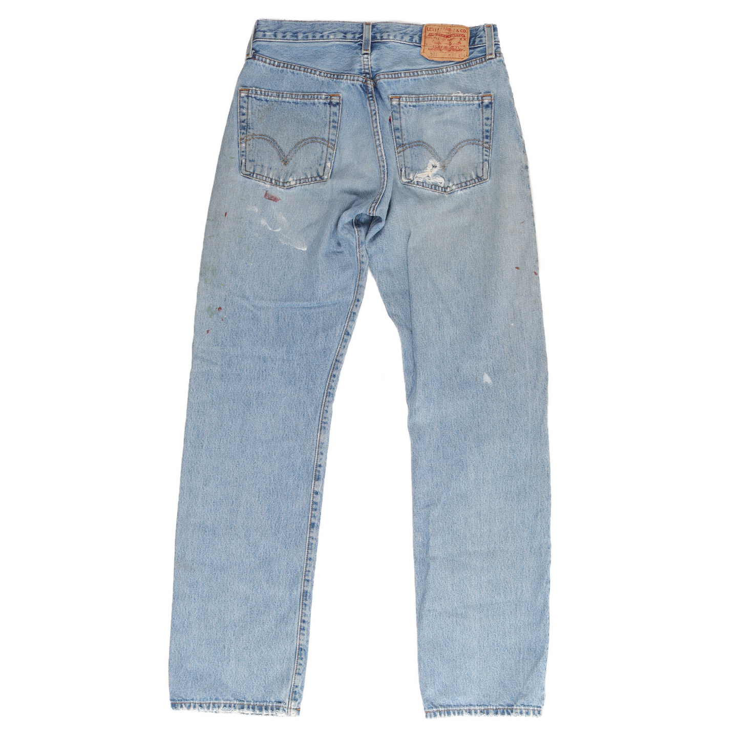Levi's 501 Distressed Painter Denim