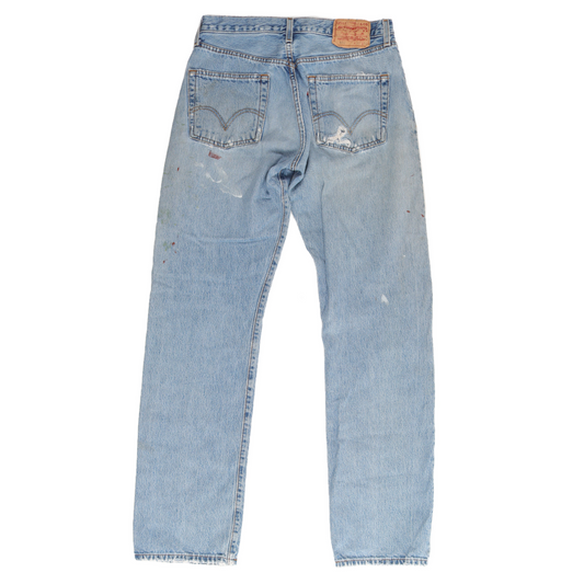 Levi's 501 Distressed Painter Denim
