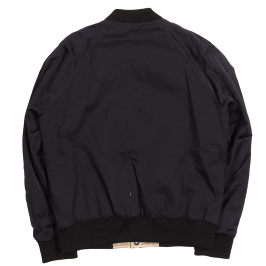 Reversible Button Front Bomber Jacket