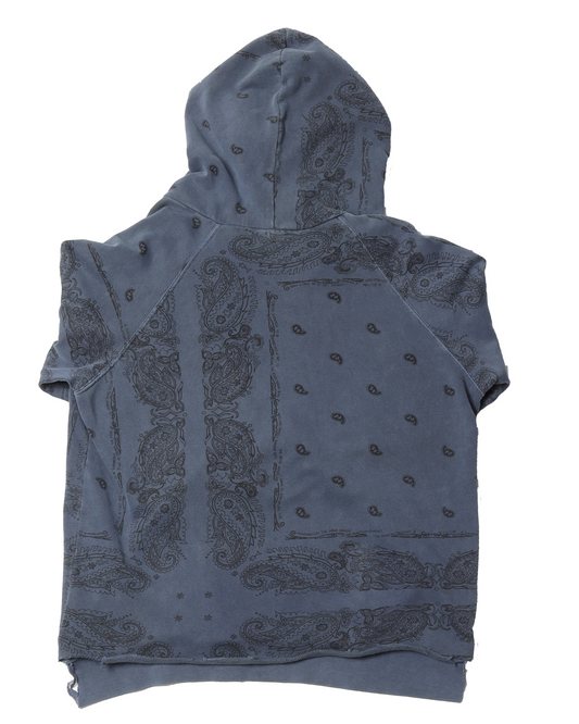 Paisley Navy Hoodie