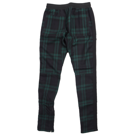 Plaid Drawstring Trousers