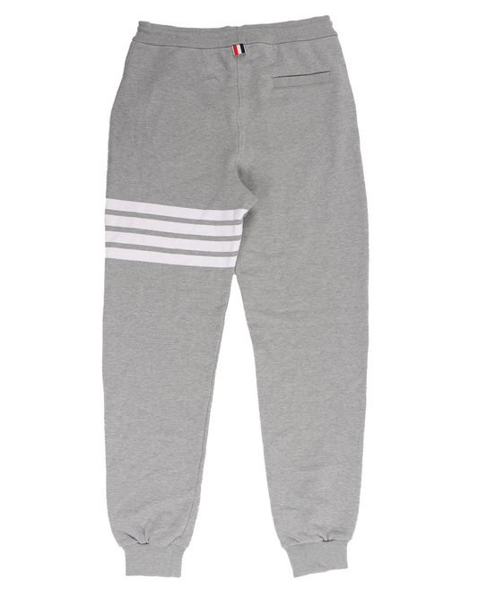 Engineered Four Bar Sweatpant w/ Tags (Grey/White)