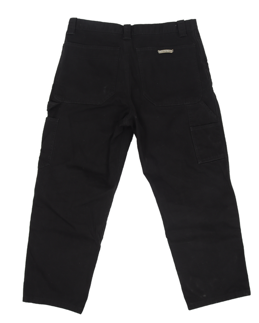 Sterling Silver Embellished Double Knee Carpenter Work Pant