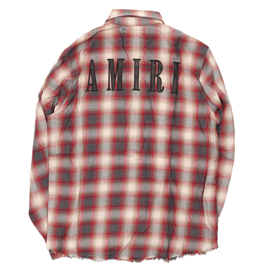 Embroidered Logo Flannel Shirt