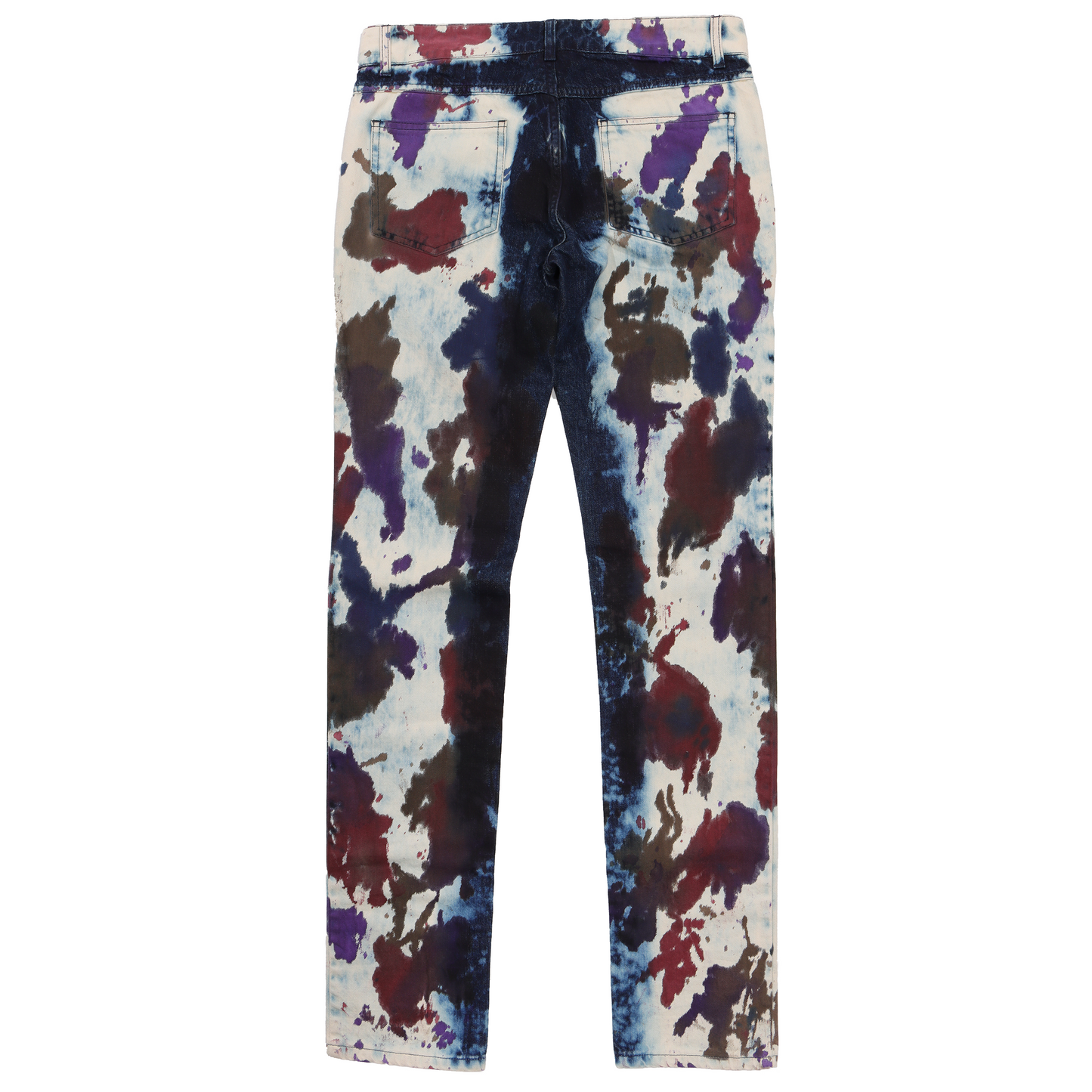 Handpainted Tie Dye Denim w/ Tags