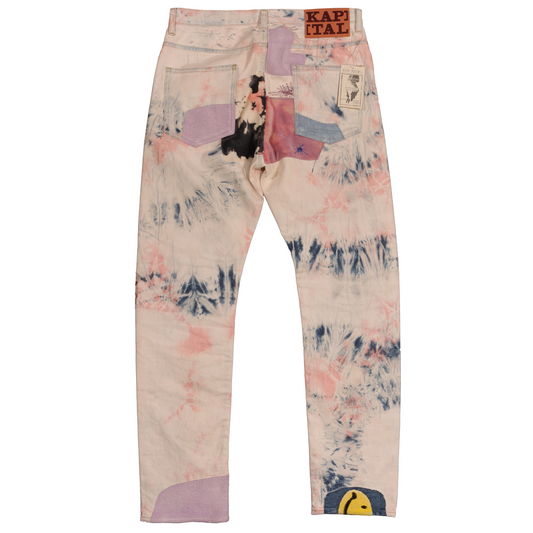 Kountry 12oz OKABILLY Gypsy Patchwork Denim "Ashbury Dye" w/ Tags