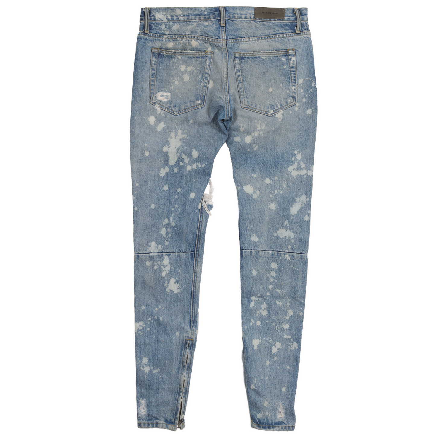 Purpose Tour Distressed Bleach Denim