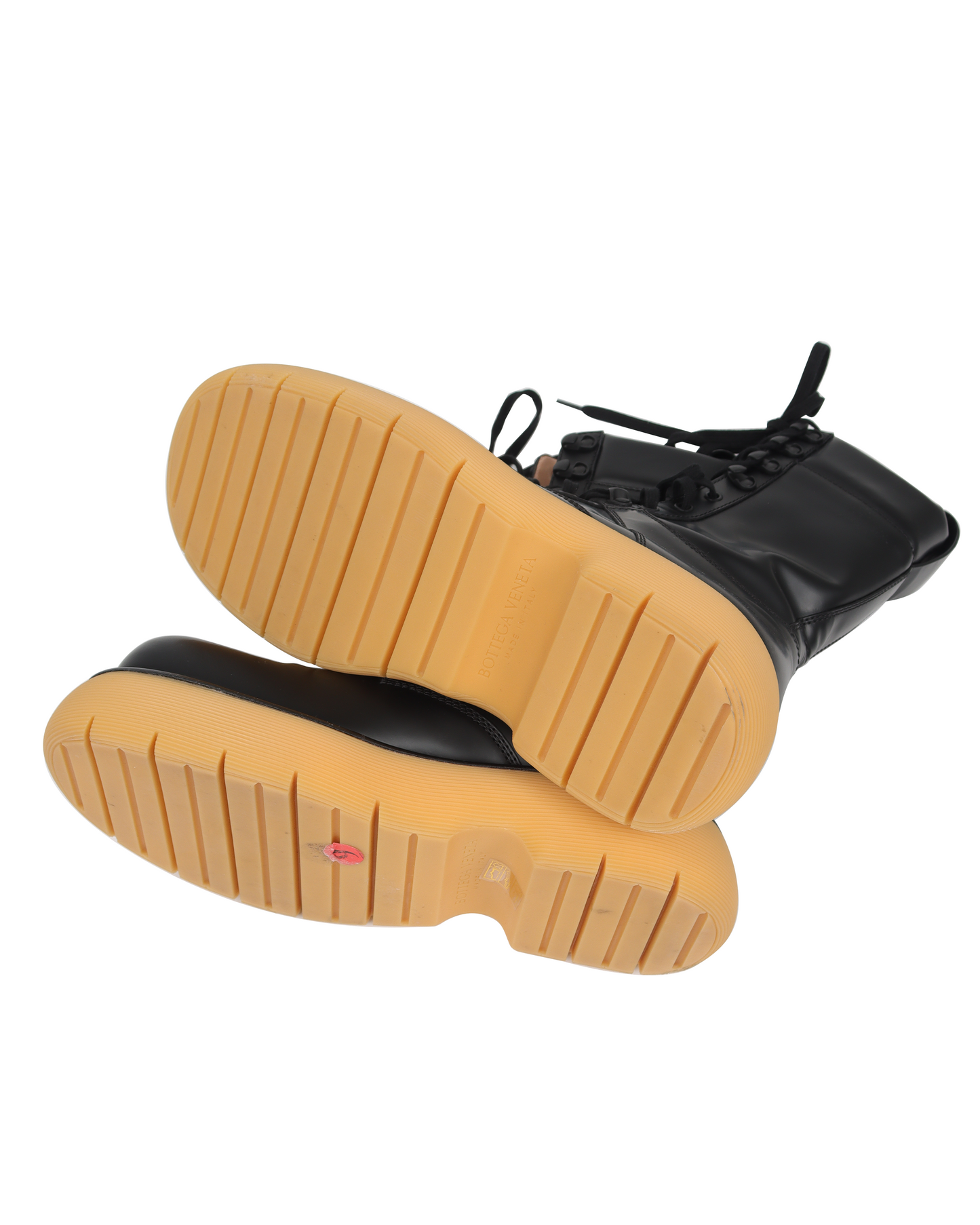 The Bounce Black Leather Mid-Calf Boots