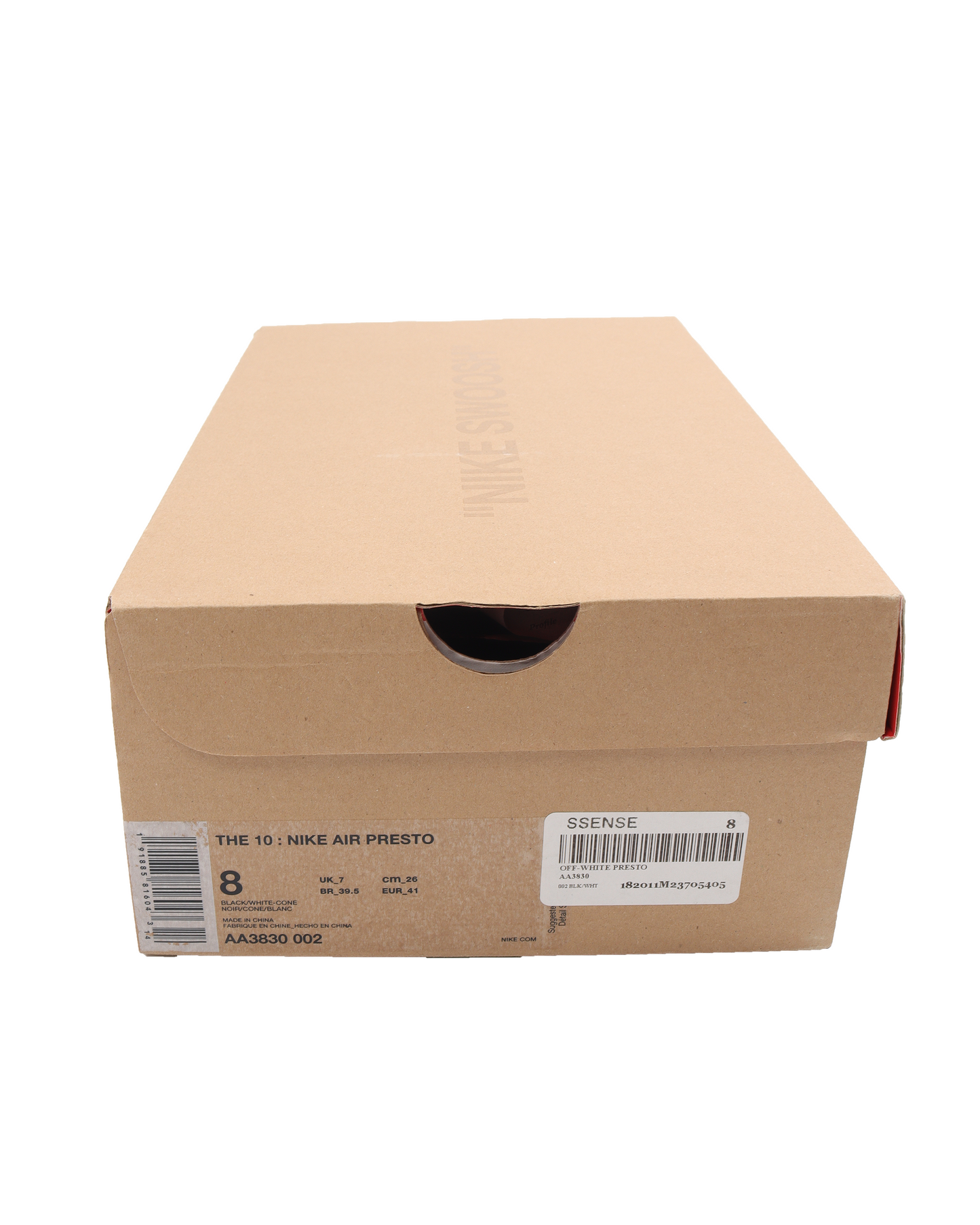 OFF-WHITE x Air Presto 'Black'