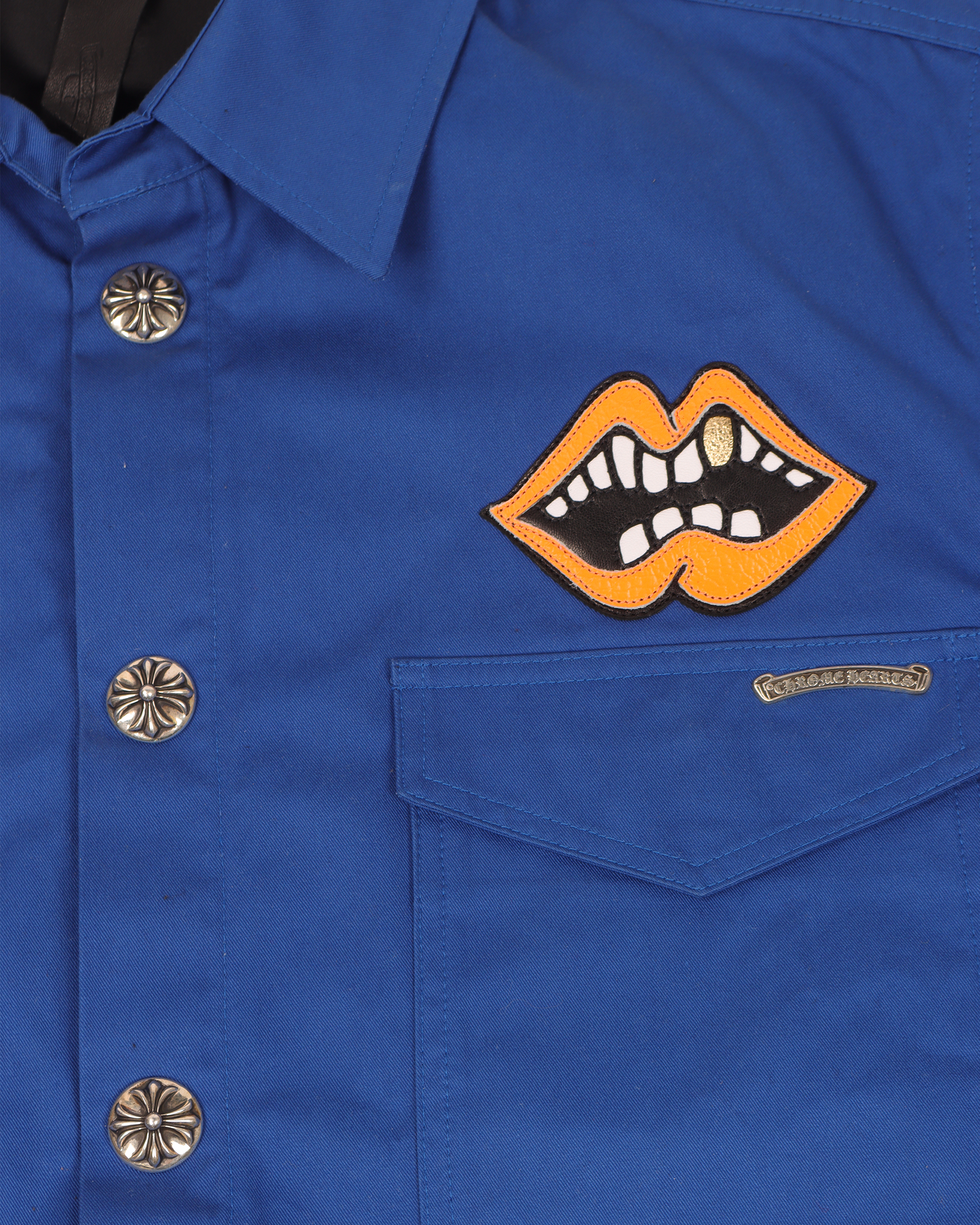 Matty Boy Leather Patch Work Shirt