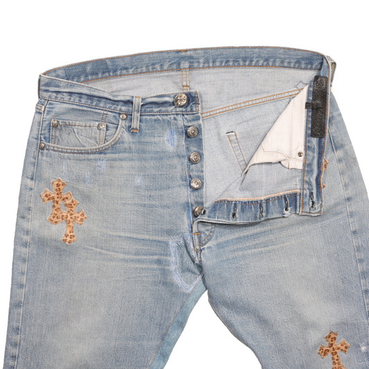 Levi's Cross Leaopard Patch Denim