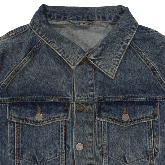 Oversized Denim Trucker Jacket (Warehouse Sample)