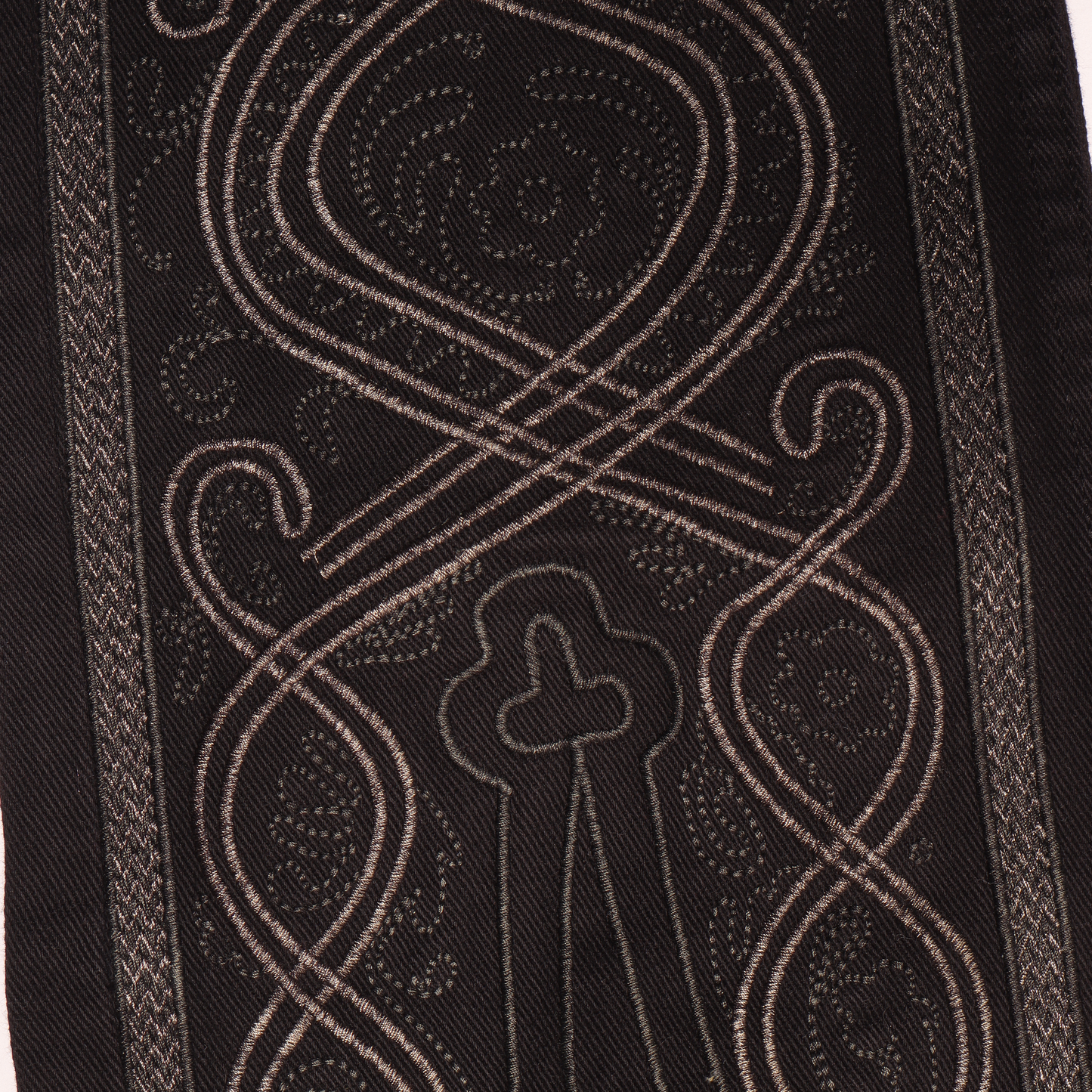 SS2015 Embroidered Denim Pant