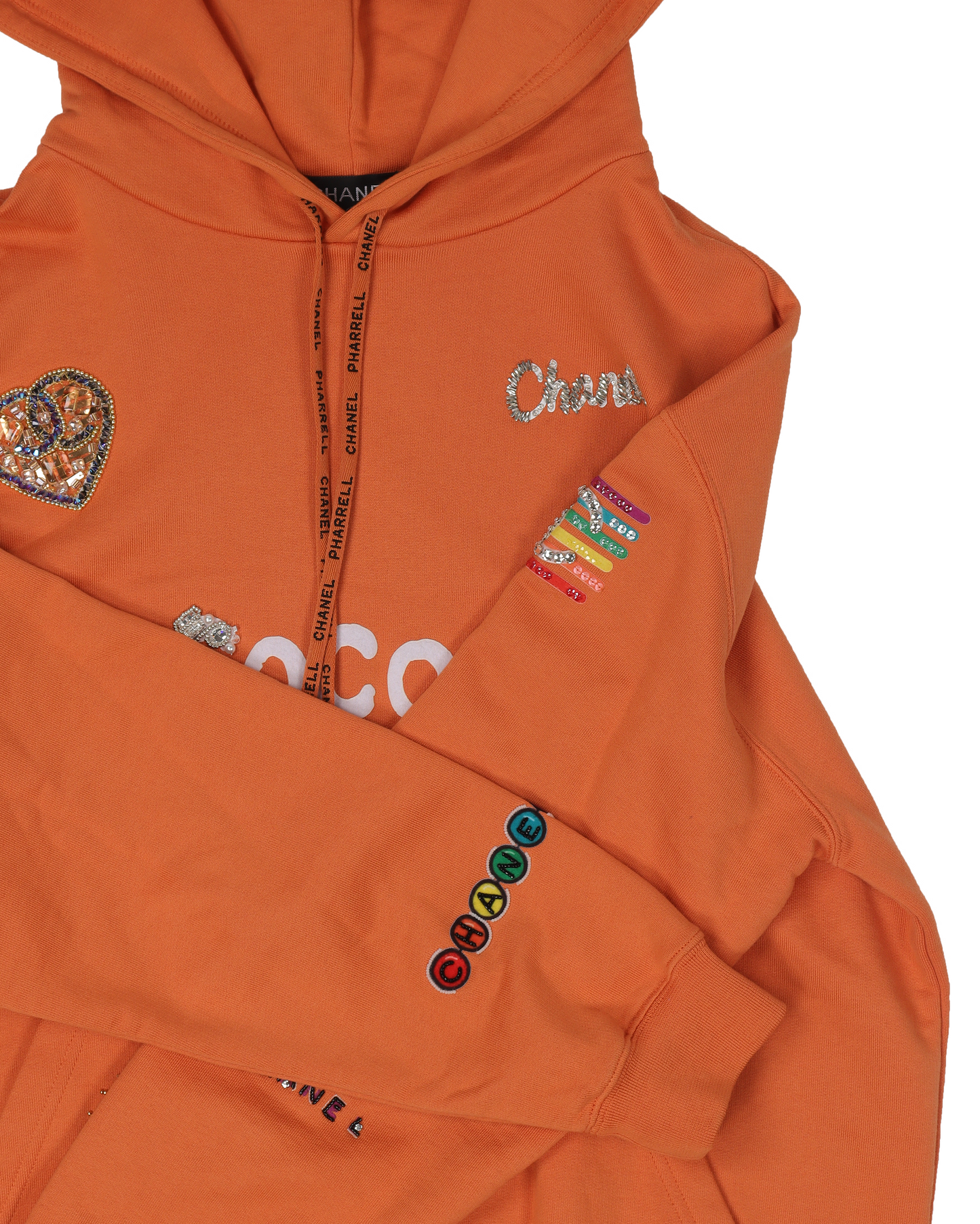 Pharrell Embroidered Logo Hoodie