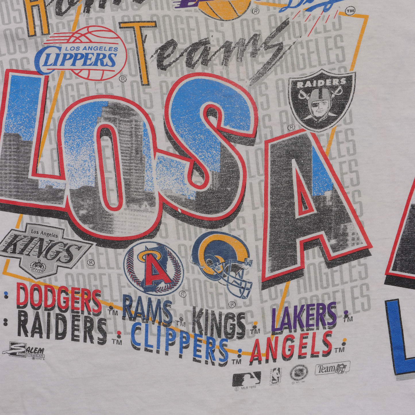 1990's Los Angeles Team Logo T-Shirt