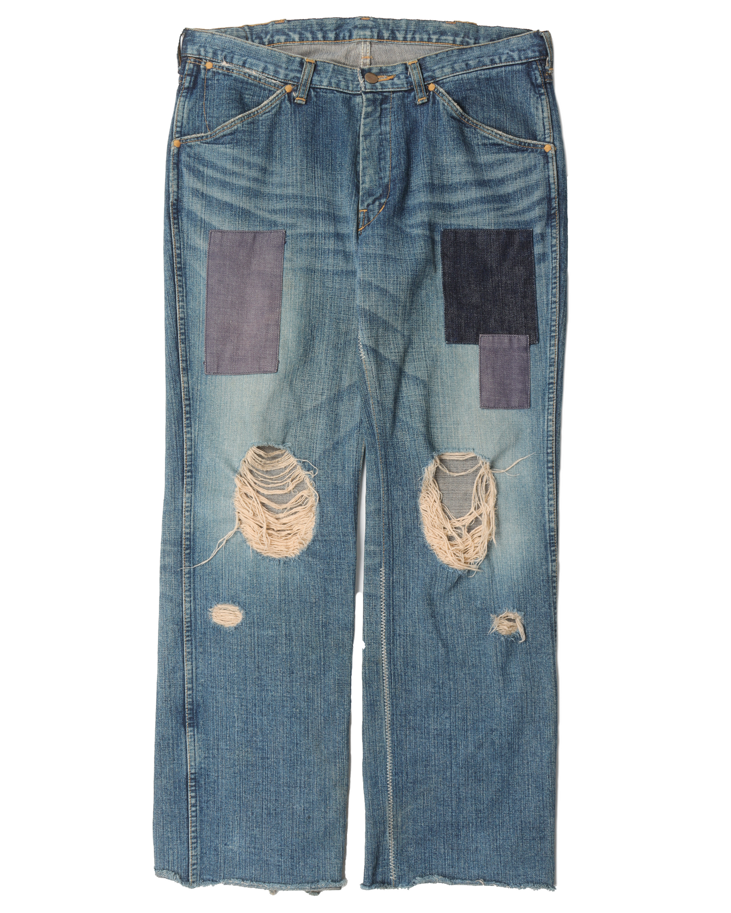 Patched Jeans