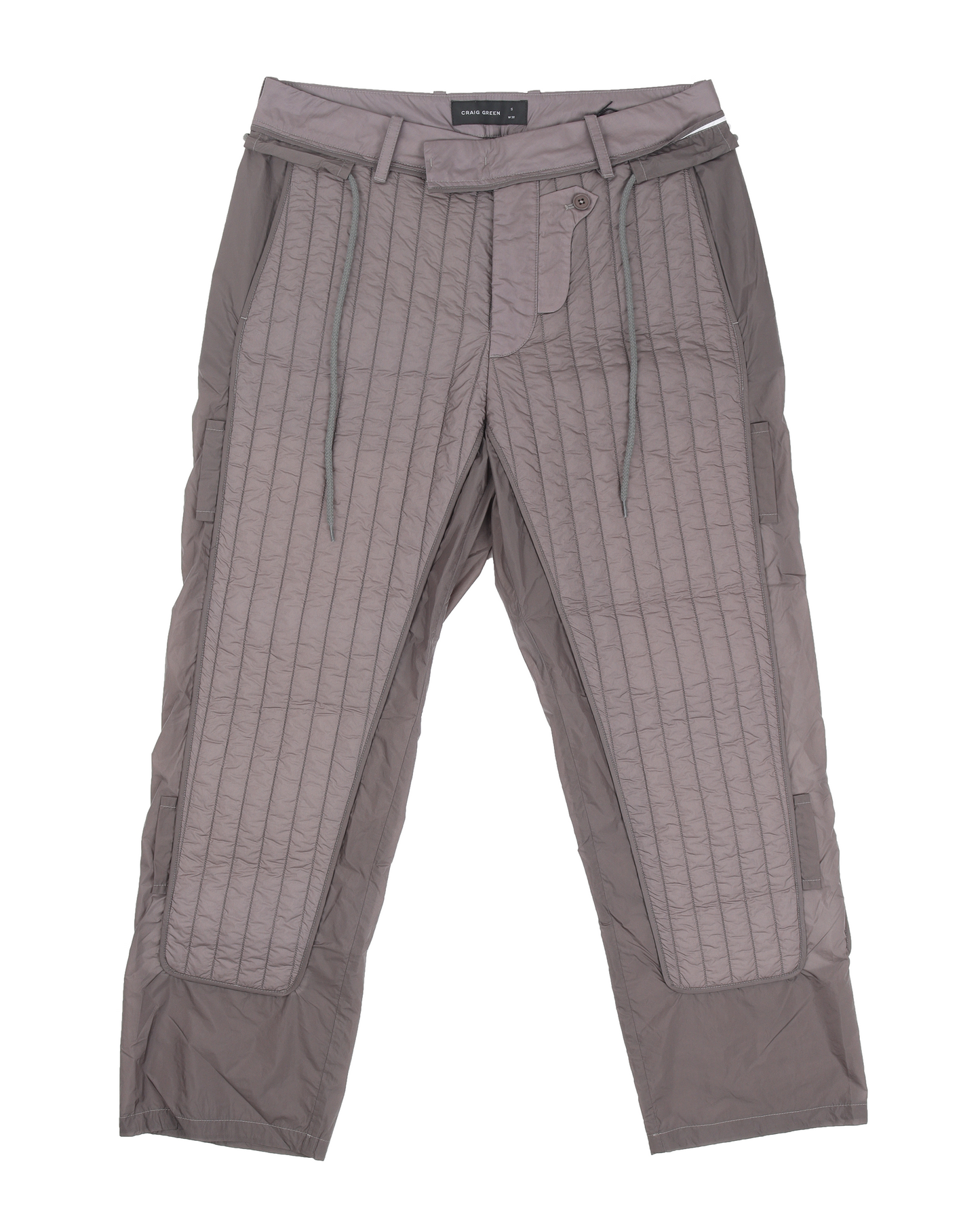 S/S 20 'Skin' Quilted Nylon Trousers