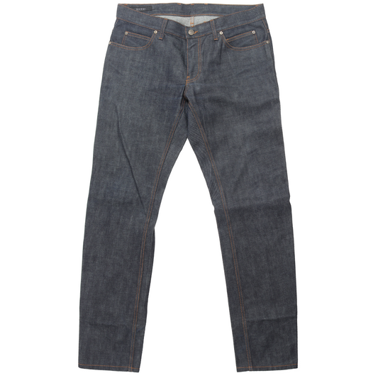 Raw Pocket Logo Denim