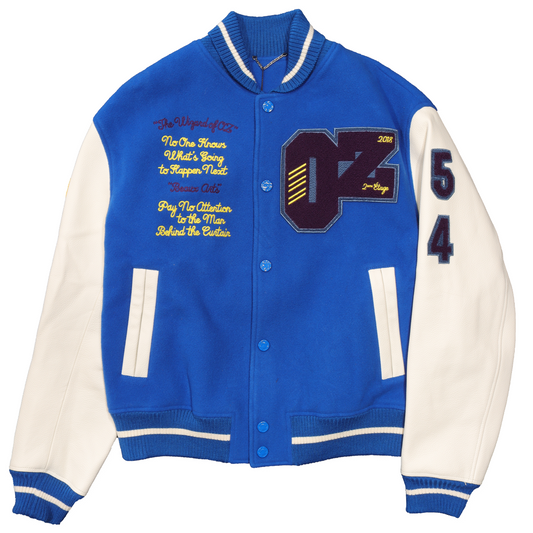 "PLAIN RAINBOW" Wizard of Oz Varsity Jacket w/ Tags