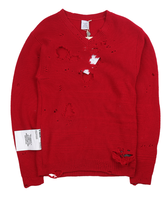 FW20 Distressed Tribute Sweater w/ Tags