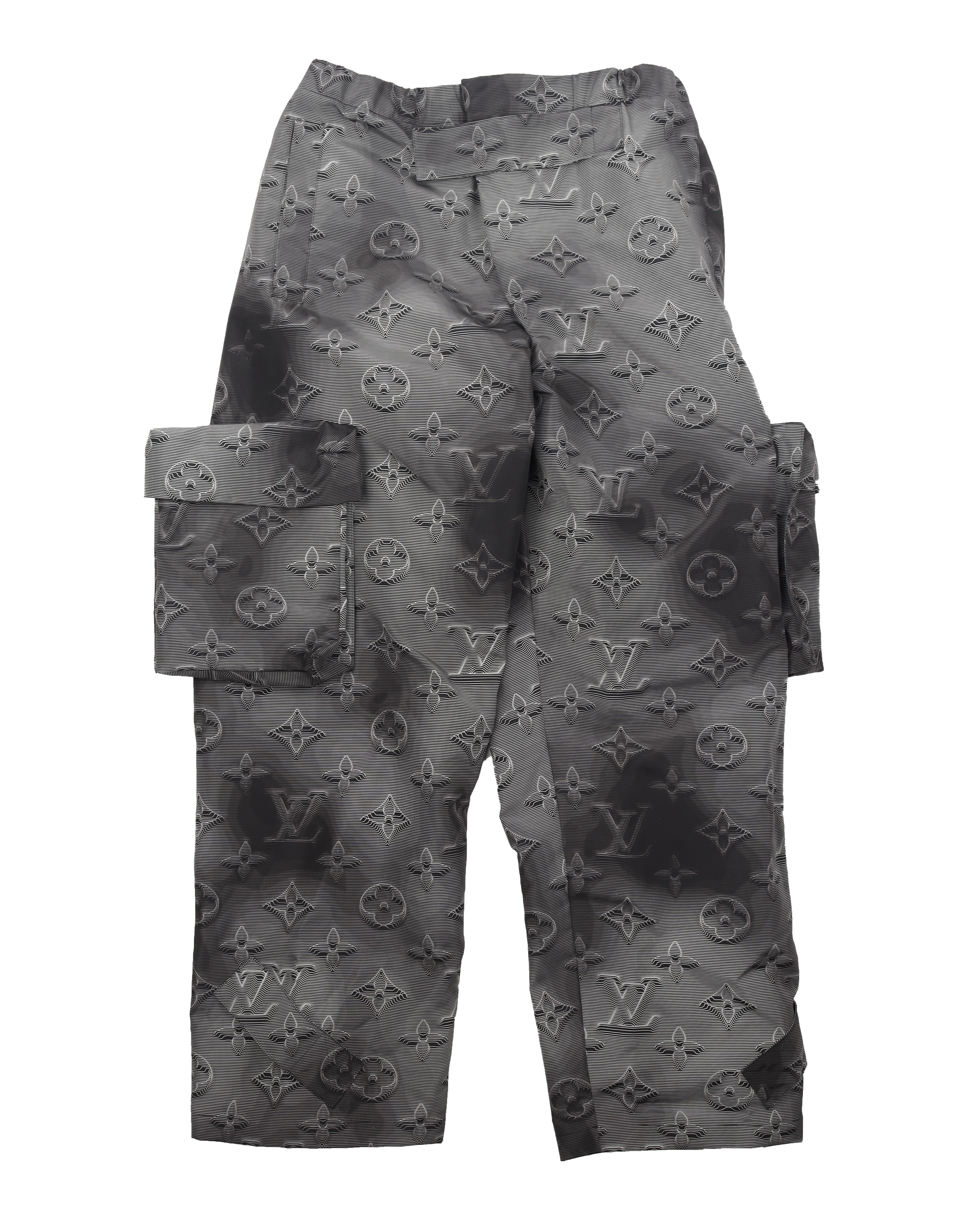 Louis Vuitton, Pants, Lv Monogram Removable 3d Pockets Cargo Pants