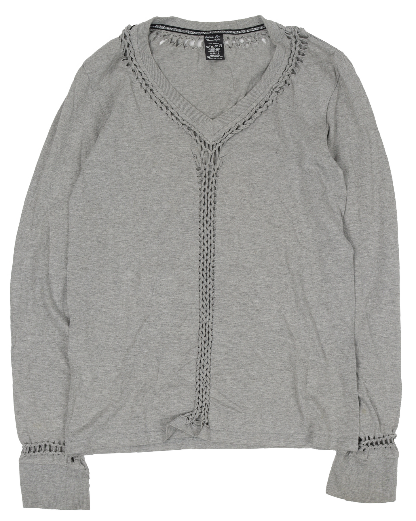 Braided Long Sleeve T-Shirt "2007" About A Boy