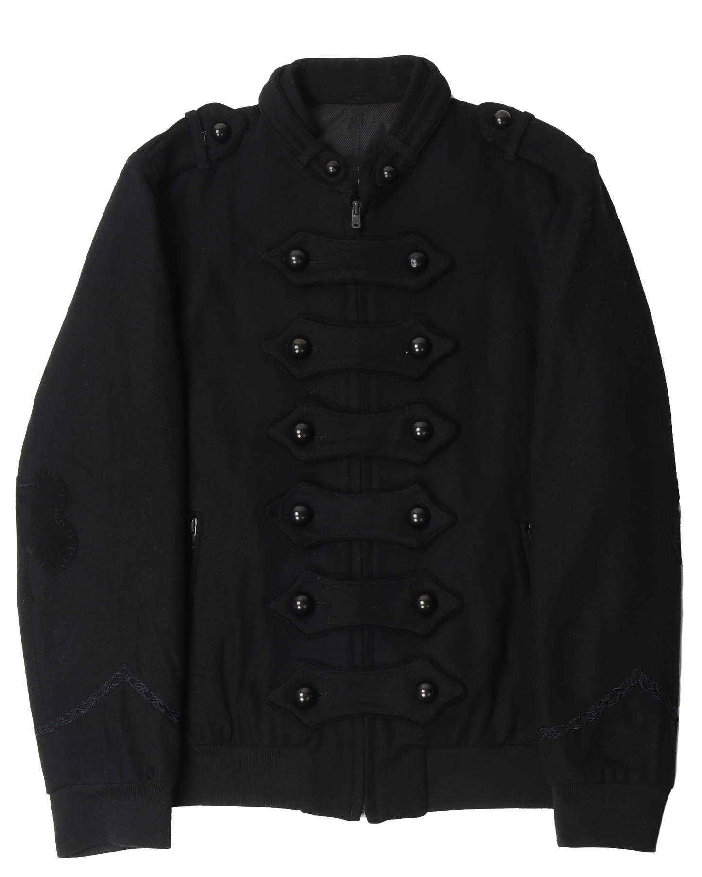 Black on Black Embroidered Jacket