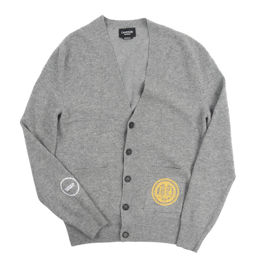 The University of California Berkley Cardigan Sweater by RAF SIMONS