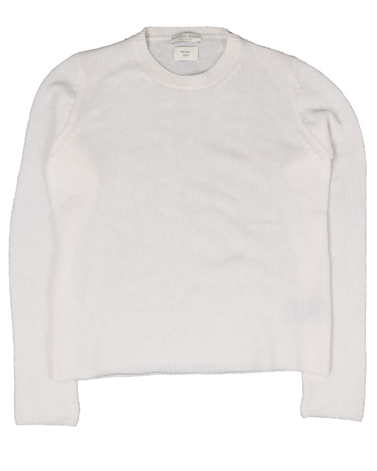 Cream Knit Cashmere Sweater (Pre-Fall 2019)